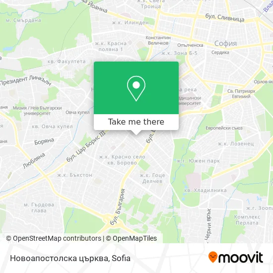 Карта Новоапостолска църква