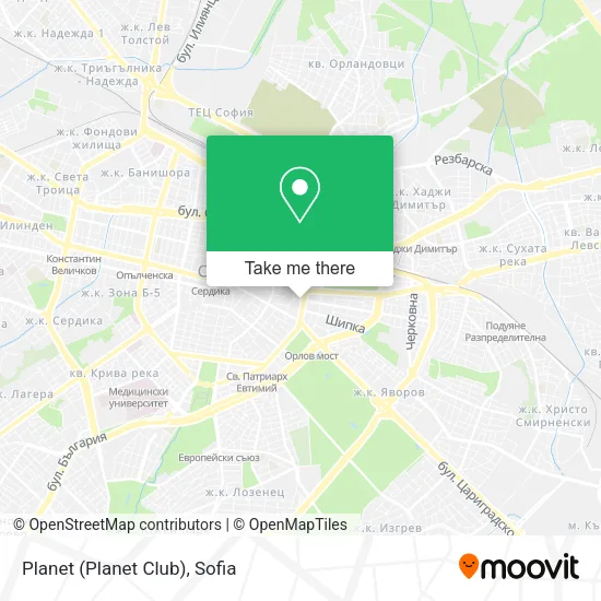 Карта Planet (Planet Club)