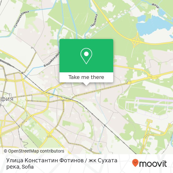 Улица Константин Фотинов / жк Сухата река map