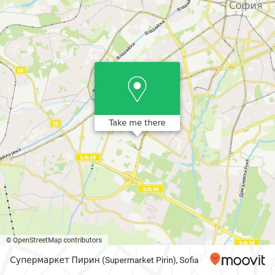 Супермаркет Пирин (Supermarket Pirin) map