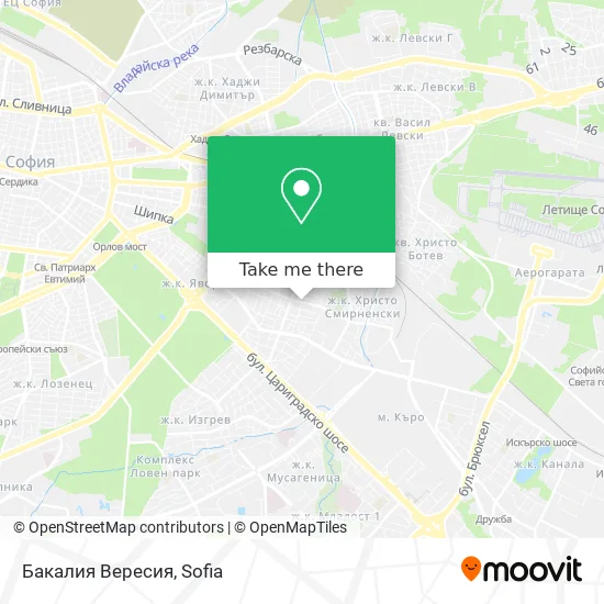 Бакалия Вересия map