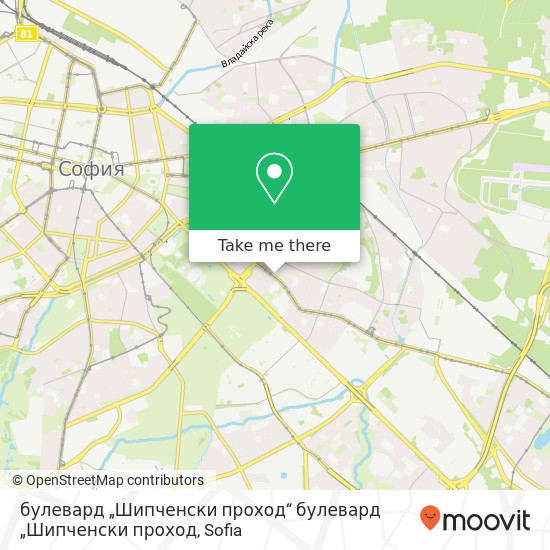 булевард „Шипченски проход“ булевард „Шипченски проход map