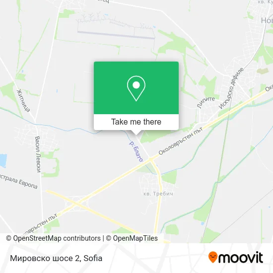Карта Мировско шосе 2