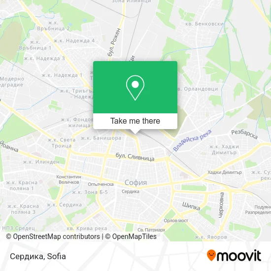 Карта Сердика