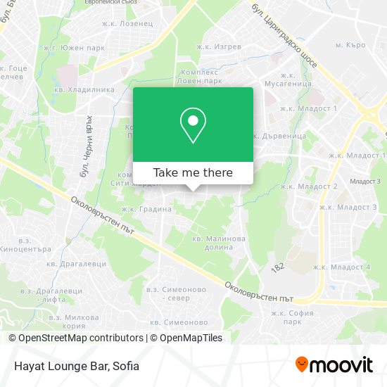 Hayat Lounge Bar map