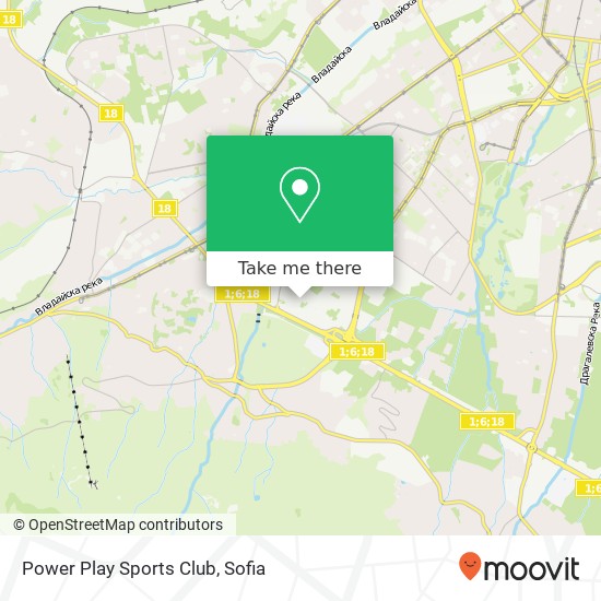 Power Play Sports Club map