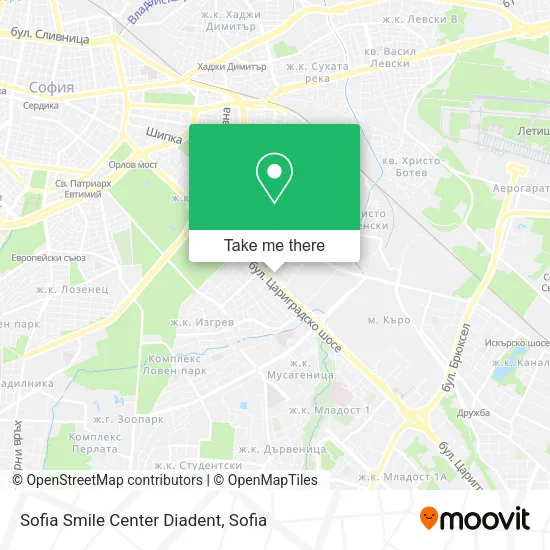 Карта Sofia Smile Center Diadent