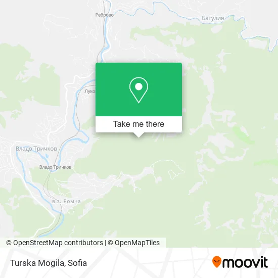 Карта Turska Mogila