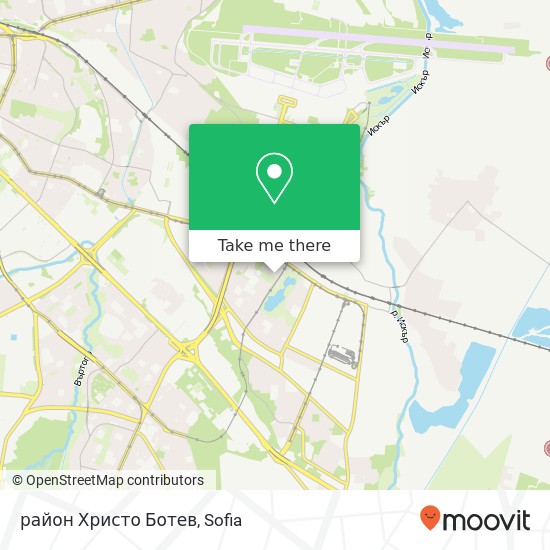 район Христо Ботев map