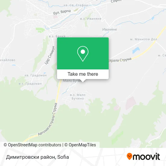 Карта Димитровски район