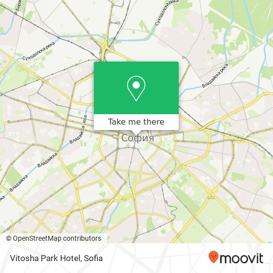 Vitosha Park Hotel map