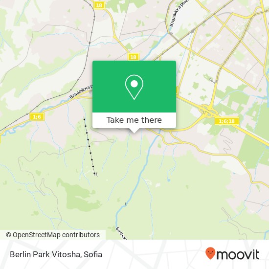 Berlin Park Vitosha map