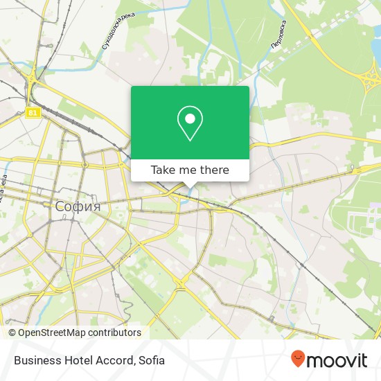 Business Hotel Accord map