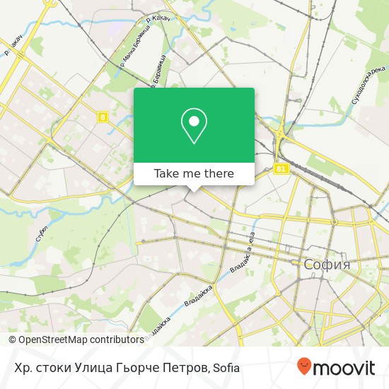 Хр. стоки Улица Гьорче Петров map