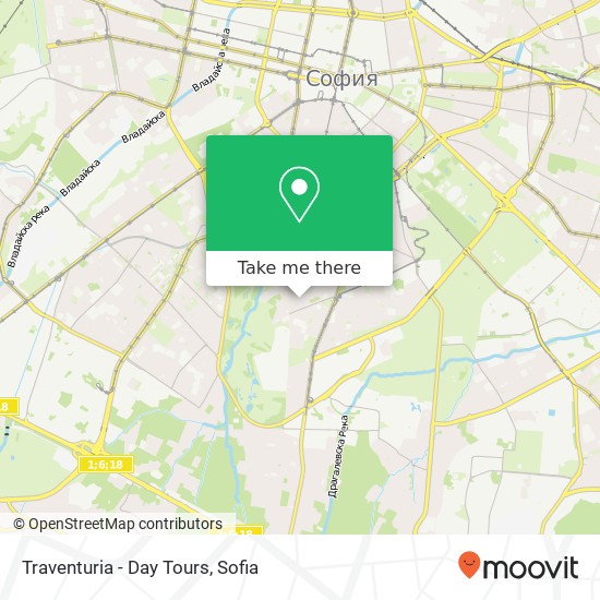 Traventuria - Day Tours map