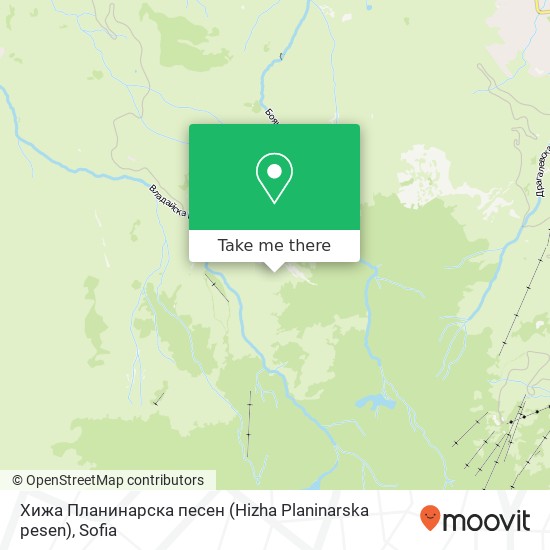 Хижа Планинарска песен (Hizha Planinarska pesen) map