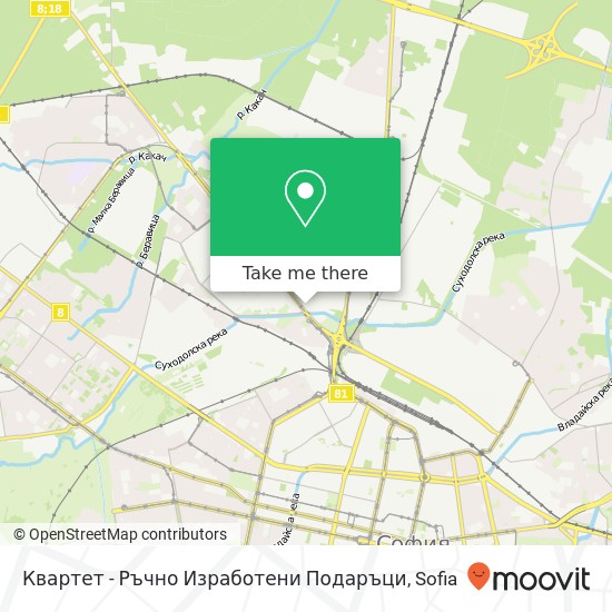 Квартет - Ръчно Изработени Подаръци map