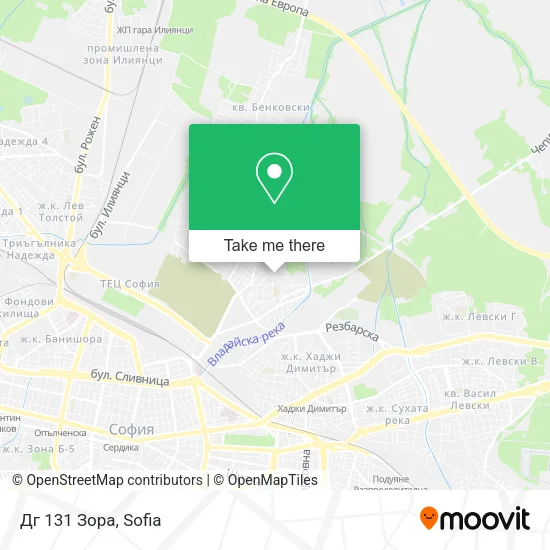 Карта Дг 131 Зора