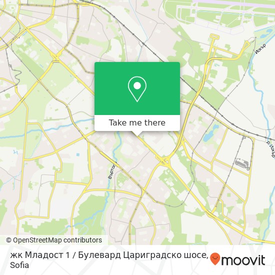 жк Младост 1 / Булевард Цариградско шосе map