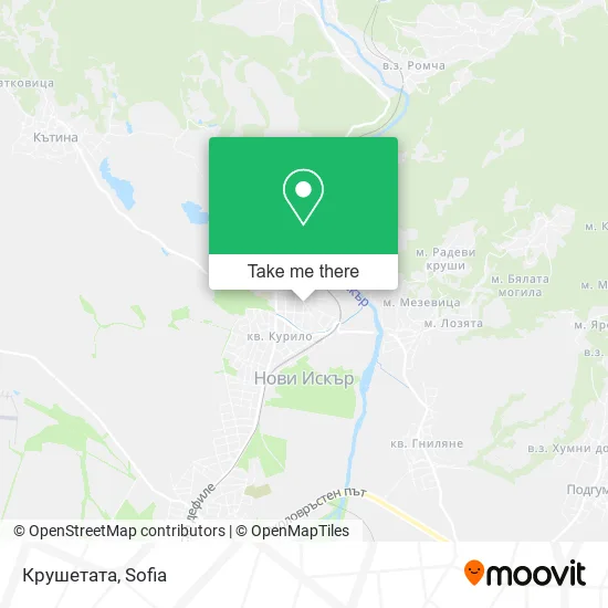 Карта Крушетата