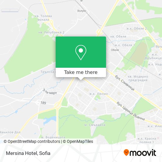 Mersina Hotel map