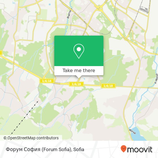 Форум София (Forum Sofia) map