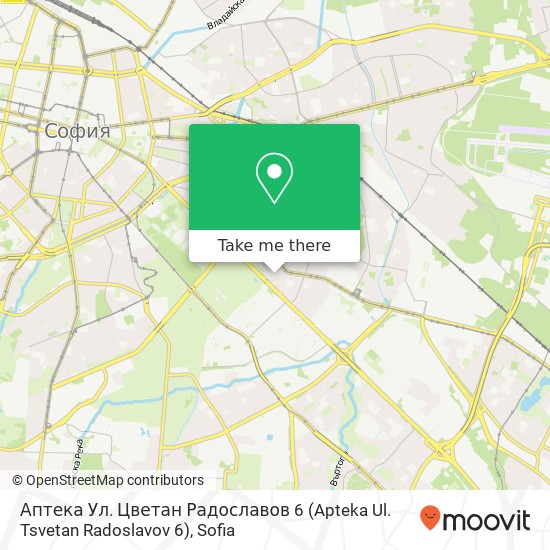 Аптека Ул. Цветан Радославов 6 (Apteka Ul. Tsvetan Radoslavov 6) map