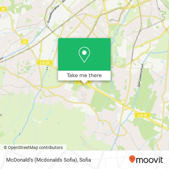 Карта McDonald's (Mcdonalds Sofia)
