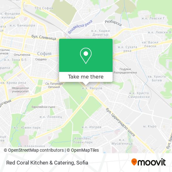 Red Coral Kitchen & Catering map