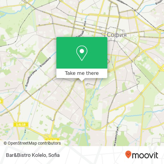 Карта Bar&Bistro Kolelo