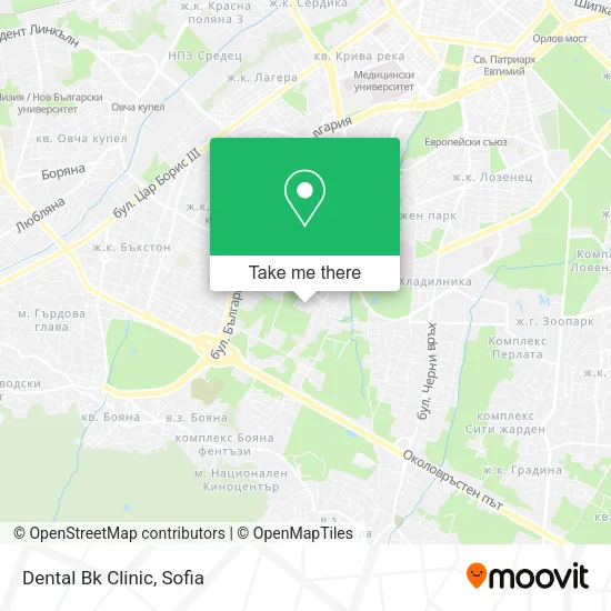 Карта Dental Bk Clinic