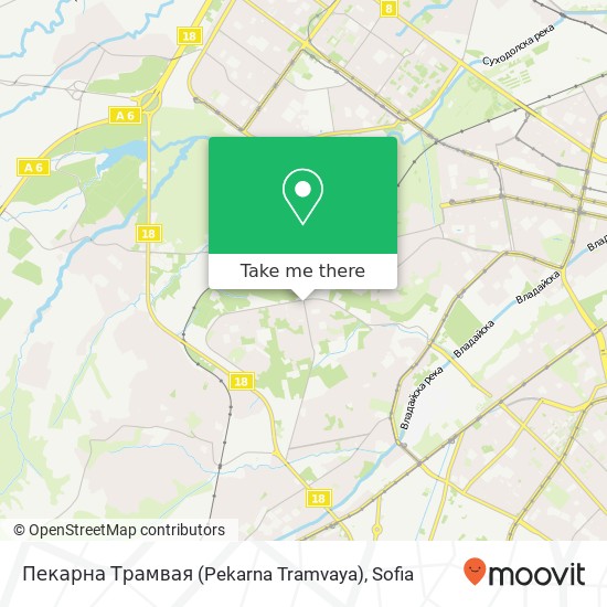 Карта Пекарна Трамвая (Pekarna Tramvaya)
