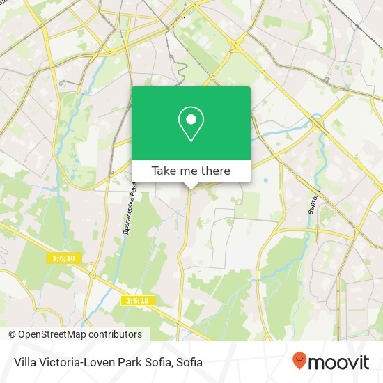 Villa Victoria-Loven Park Sofia map