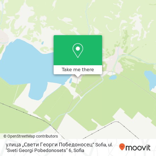 улица „Свети Георги Победоносец“ Sofia, ul. "Sveti Georgi Pobedonosets" 6 map