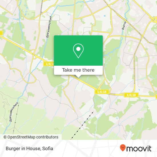 Burger in House map