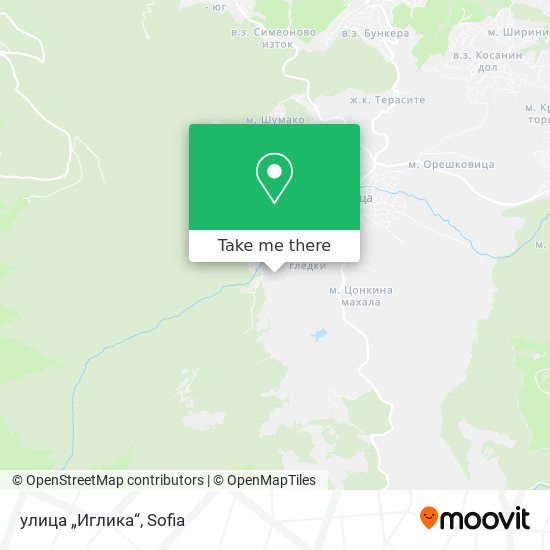 улица „Иглика“ map