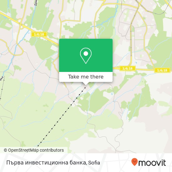 Първа инвестиционна банка map