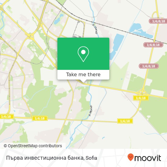 Първа инвестиционна банка map