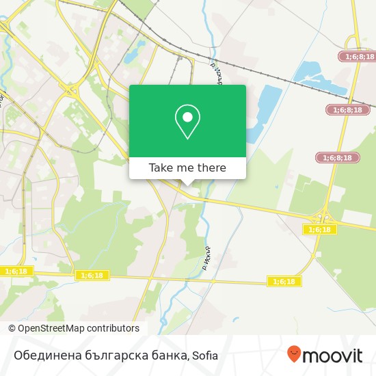 Обединена българска банка map