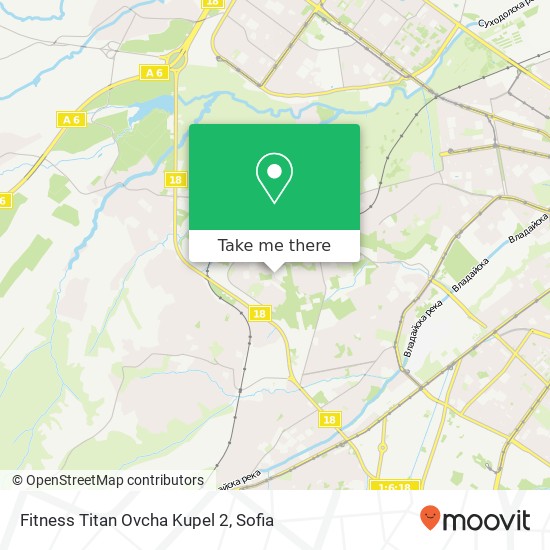 Fitness Titan Ovcha Kupel 2 map