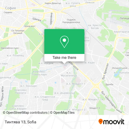 Карта Тинтява 13