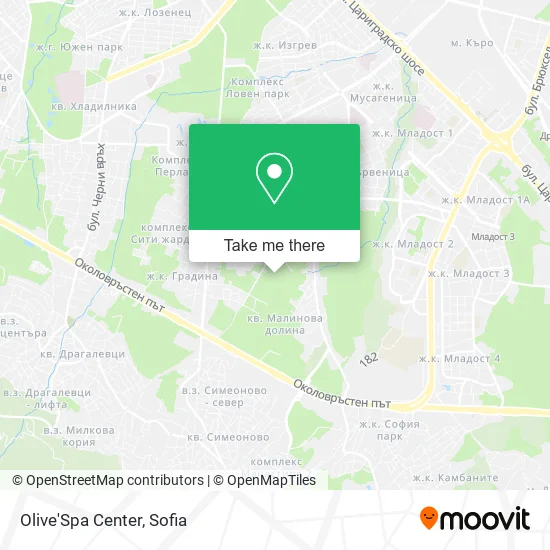 Карта Olive'Spa Center