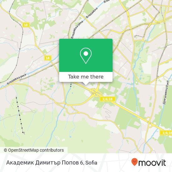 Карта Академик Димитър Попов 6