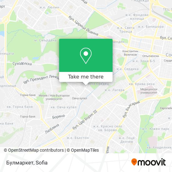 Булмаркет map