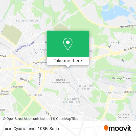 ж.к. Сухата река 108Б map