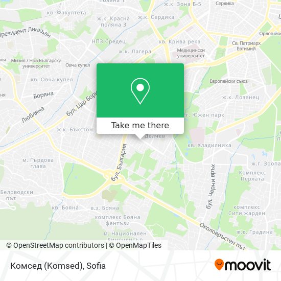 Комсед (Komsed) map