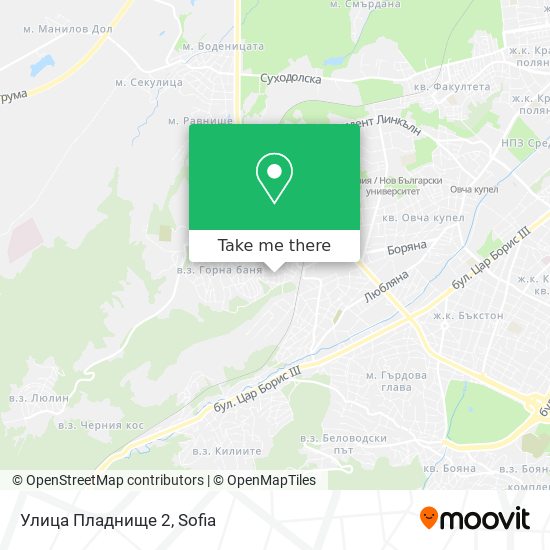 Улица Пладнище 2 map