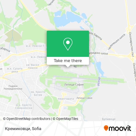 Кремиковци map