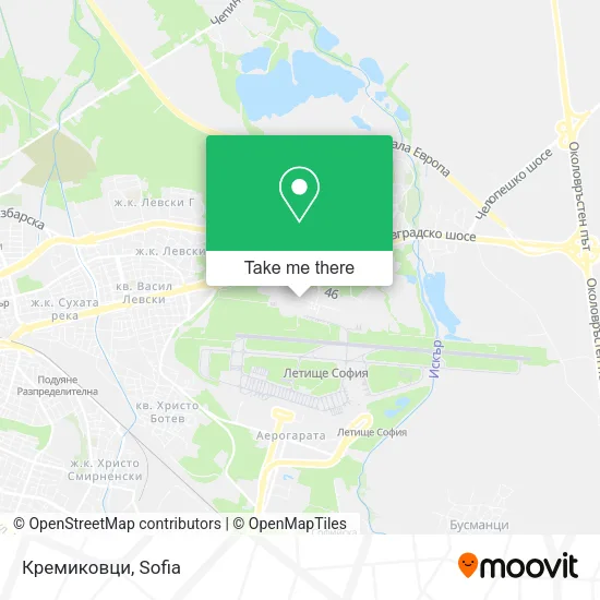 Карта Кремиковци