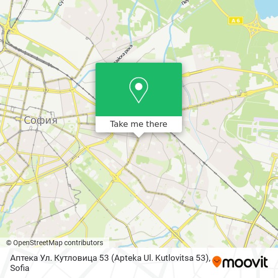 Аптека Ул. Кутловица 53 (Apteka Ul. Kutlovitsa 53) map